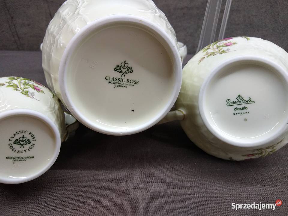 Rosenthal Sanssouci Ramona serwis duże filiżanki wielkopolskie Kalisz