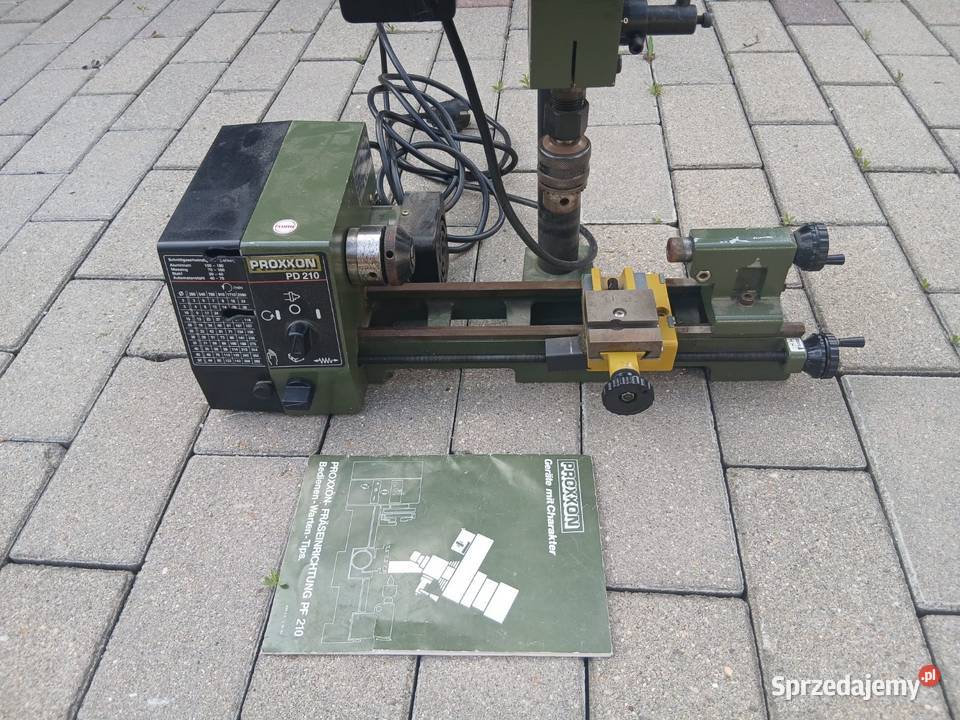 Tokarko frezarka PROXXON PD210 PF210 Popielów