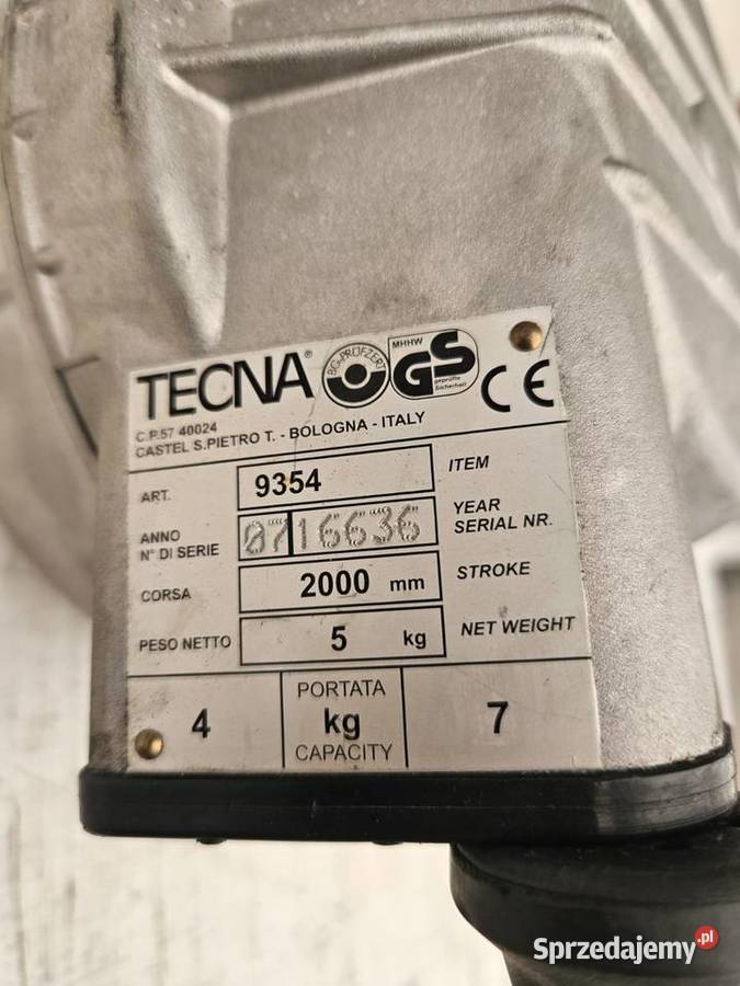 Balanser TECNA zakres obciążenia 47 Krotoszyn