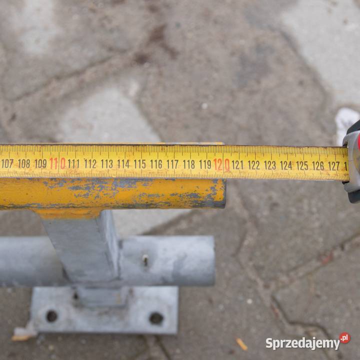 Barierka Ochronna Stalowa z Poprzeczką Odbojnica Chmielów