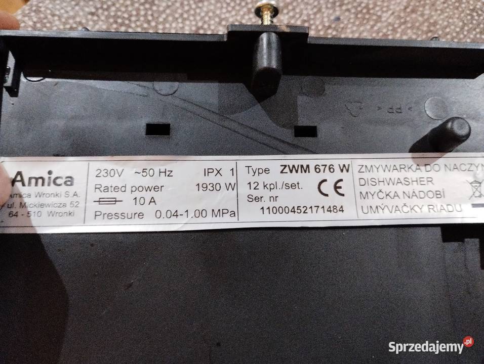 Programator moduł zmywarka Amica ZWM 676 W