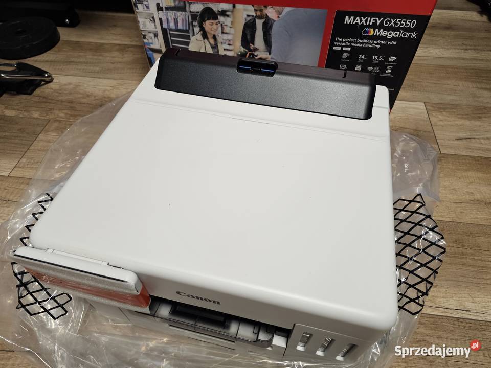 Canon MAXIFY GX5550 MegaTank drukarka Komputery i Akcesoria kujawsko-pomorskie Kowalewo Pomorskie