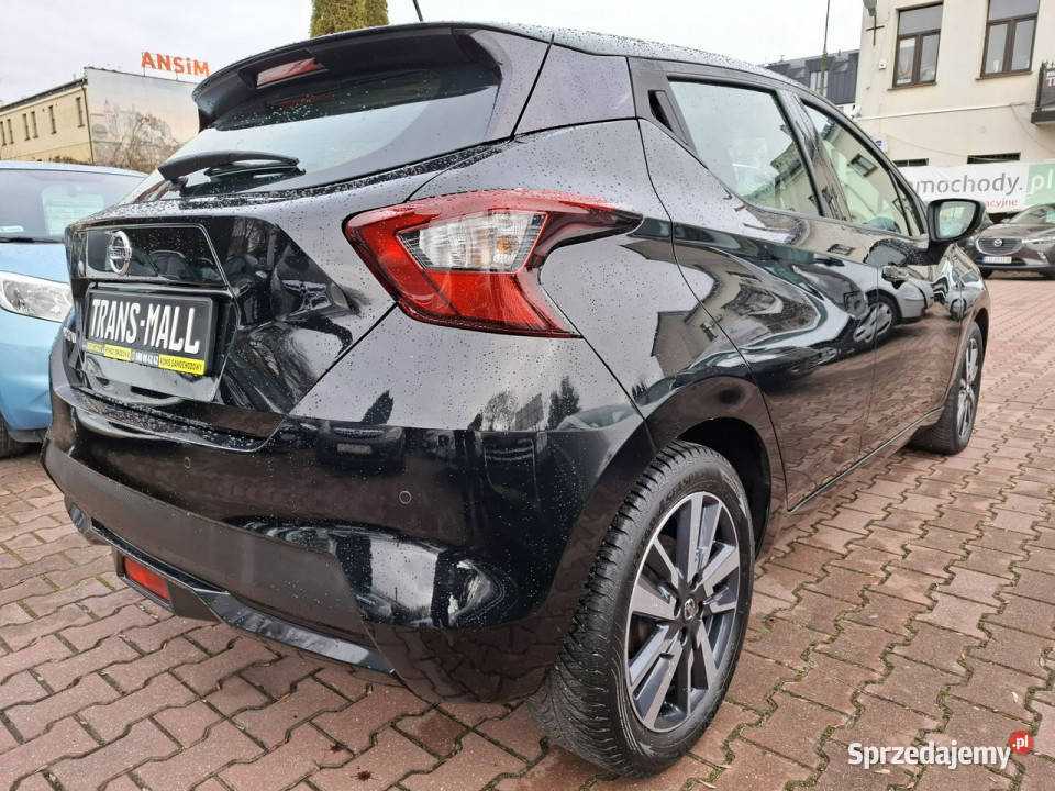 Nissan Micra Benzyna 90 Koni Navi Podgrzewane elektrochrom. lusterka boczne Lublin