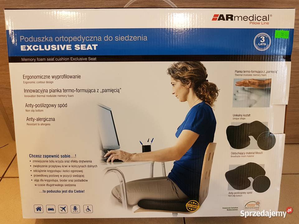 Poduszka ortopedyczna do siedzenia EXCLUSIVE