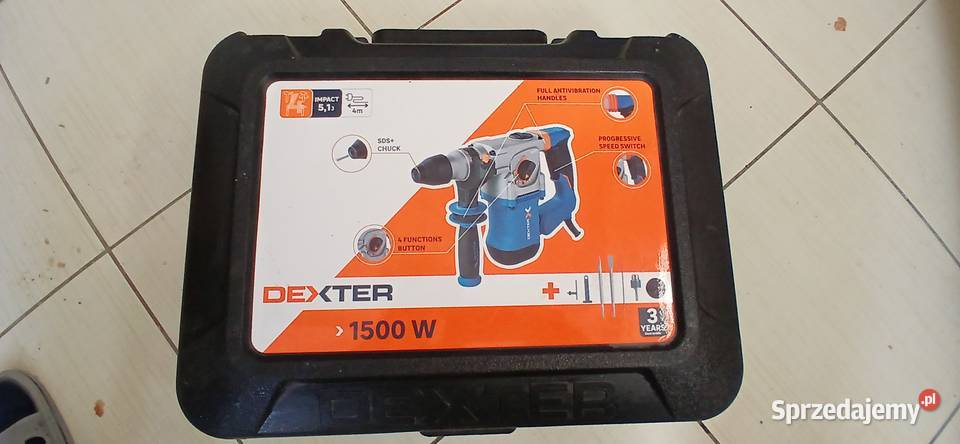 Młot udarowy Dexter 1500RH2 505 Dom i Ogród dolnośląskie Wrocław sprzedam