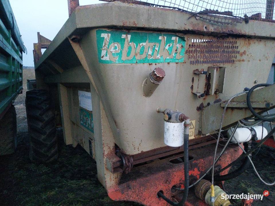 Rozrzutnik obornika Leboulch Maxi 10 do poprawek uszkodzony Rozrzutniki obornika sprzedam