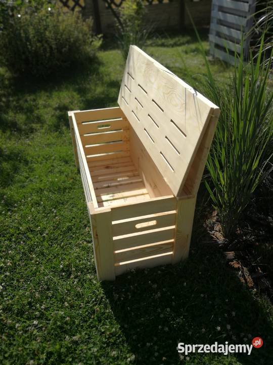 Skrzynia ze składanym oparciem ławka z Radków