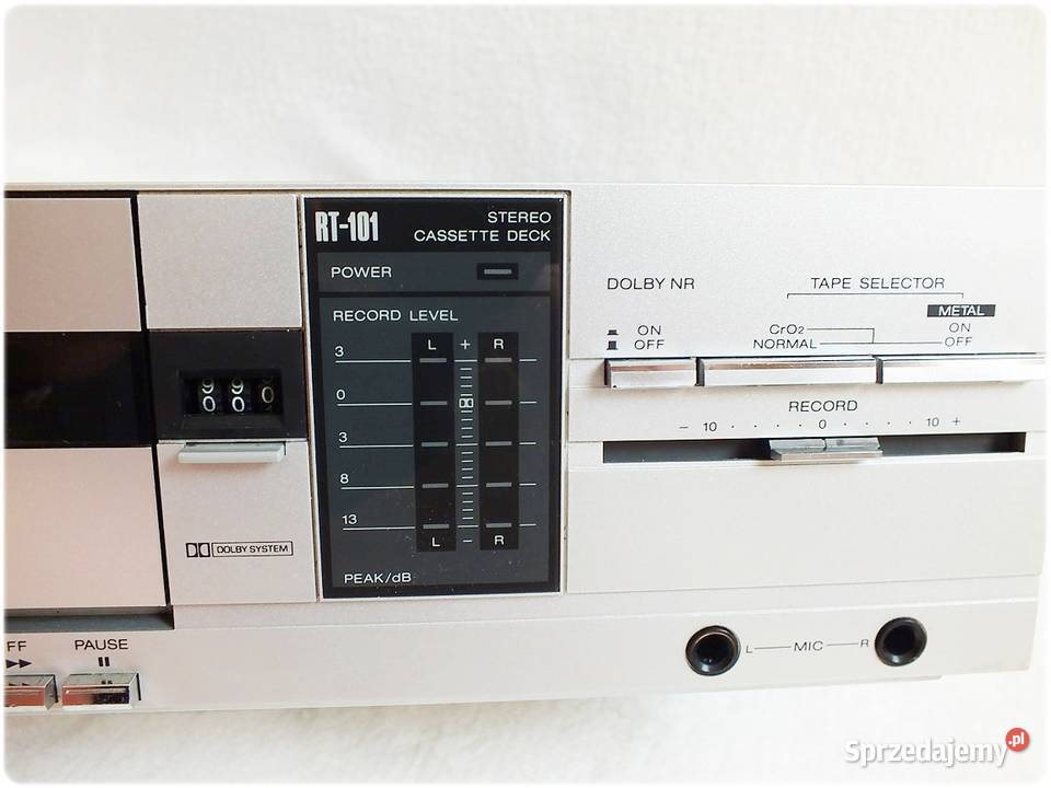 SHARP RT101H Magnetofon Stereo Amplituner DECK z Żary
