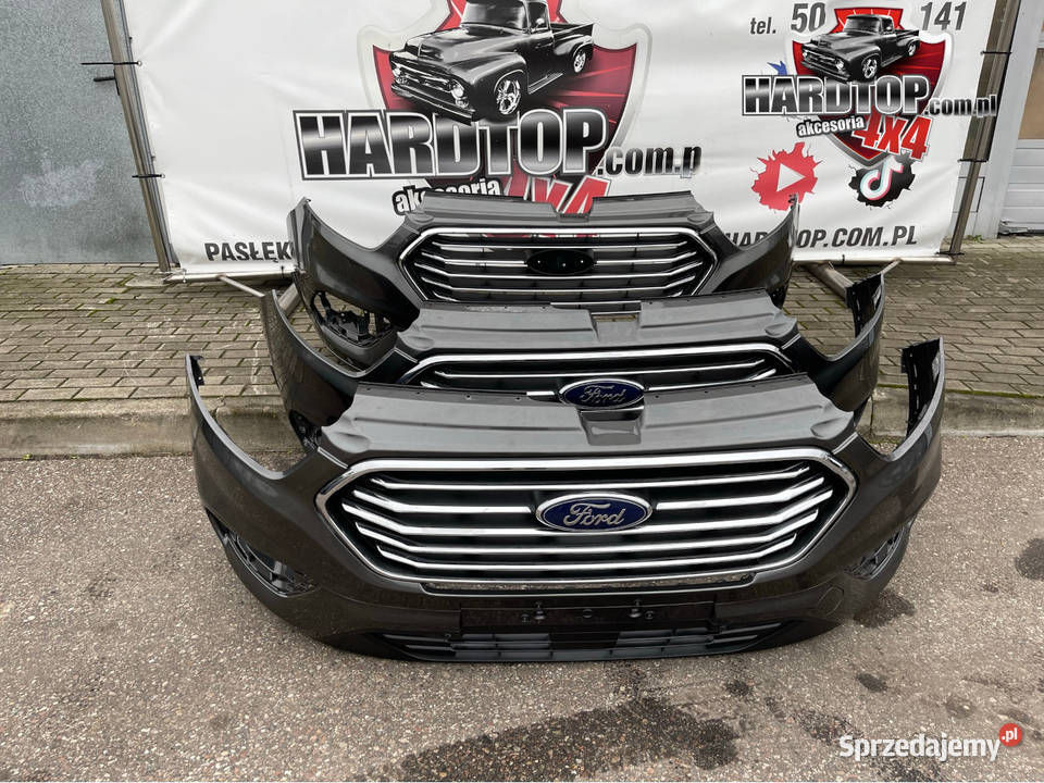 Zderzak Grill Ford Transit Custom 2018 Przód Pasłęk