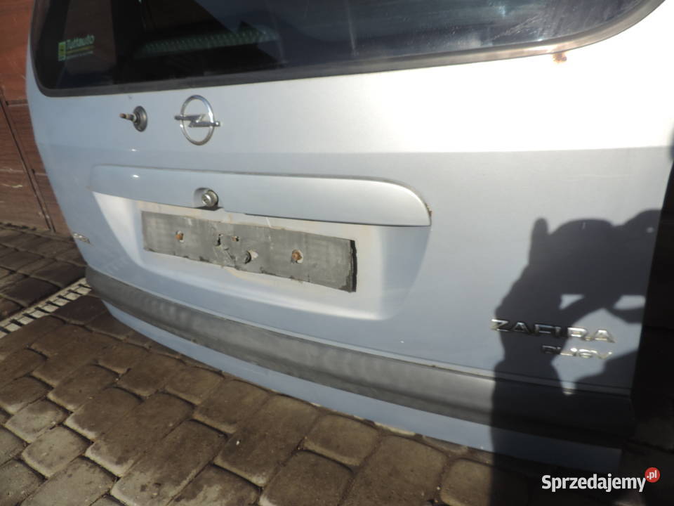 OPEL ZAFIRA A KLAPA BAGAŻNIKA POKRYWA Z151 Rok produkcji 2000