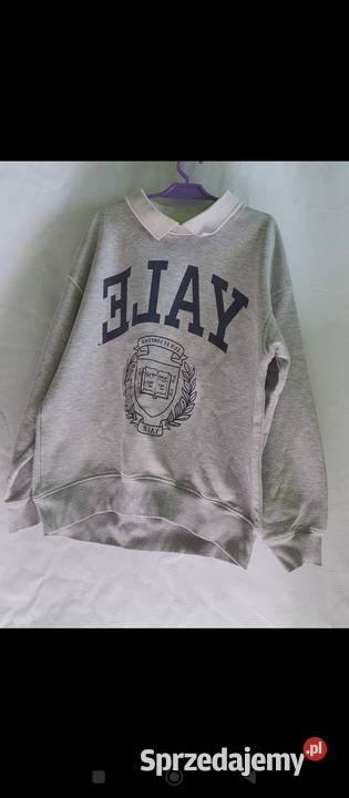 Bluza HM Oversize YALE z Kołnierzykiem rozmiar Zwierzyniec