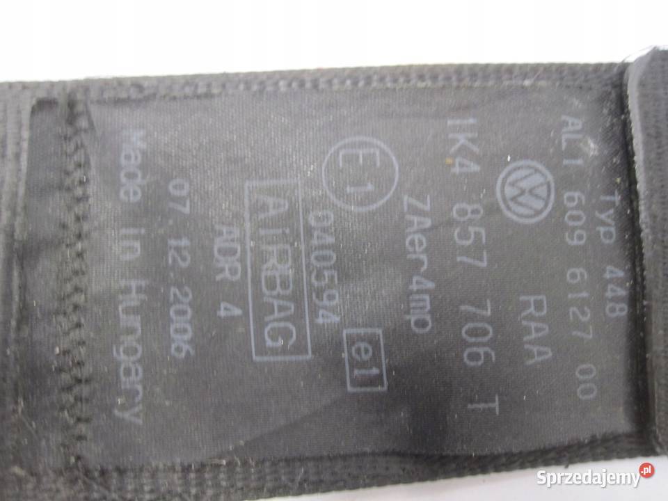 VW GOLF V 07r pas bezpieczeństwa prawy przód świętokrzyskie Kielce