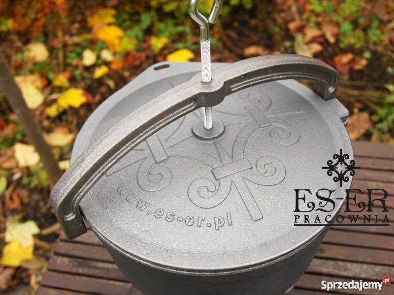 Kociołek żeliwny MYŚLIWSKI ESER 7l pieczonki