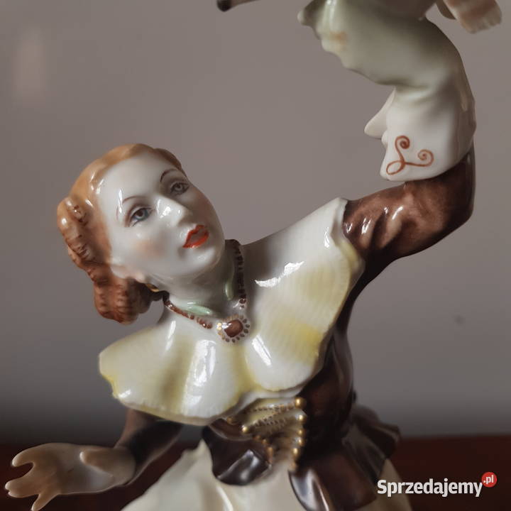 Figurka porcelanowa Hutschenreuter sygnowana Porcelana i szkło Orneta sprzedam
