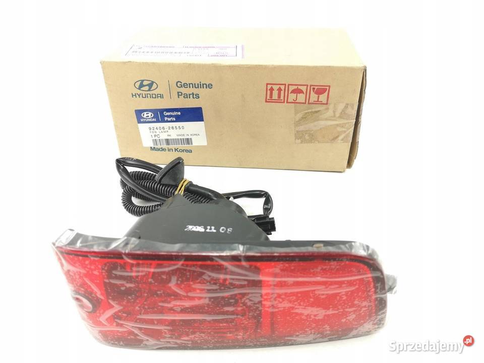 LAMPA PRZECIWMGIELNA PRAWY TYŁ HYUNDAI SANTA FE Lampy przeciwmgielne Motoryzacja