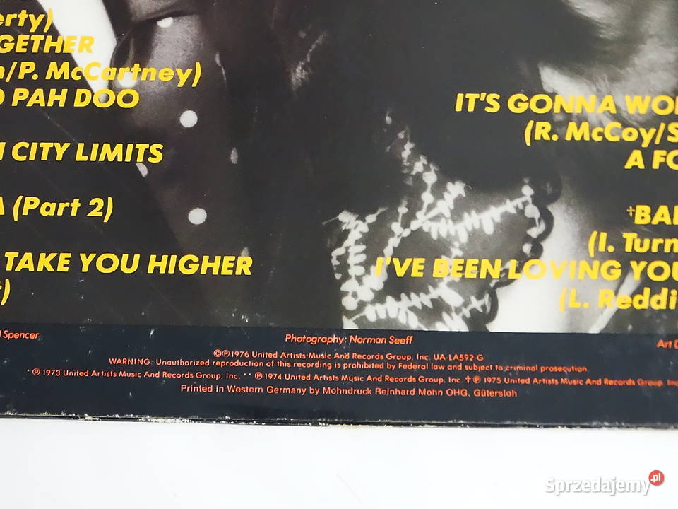 Ike Tina Turner Greatest Hits LP winyl 12 33 RPM Biłgoraj