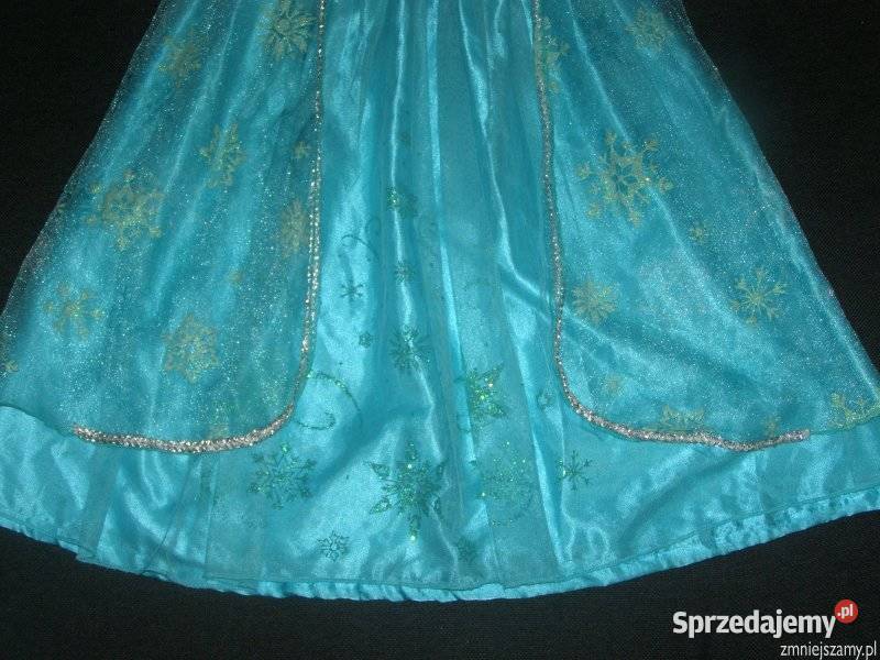 Strój kostium przebranie ELSA Kraina Lodu Frozen 5 lat+ Siedlce
