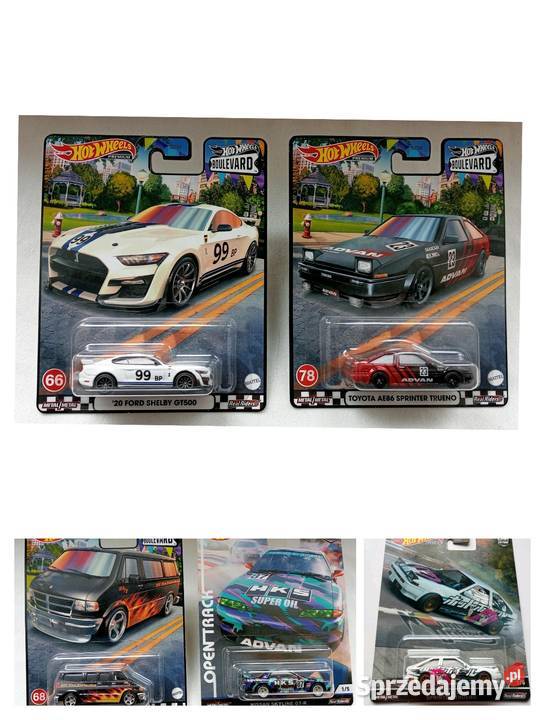 Hot Wheels 4x Premium MercedesBenz AMG 500 Jaworzno