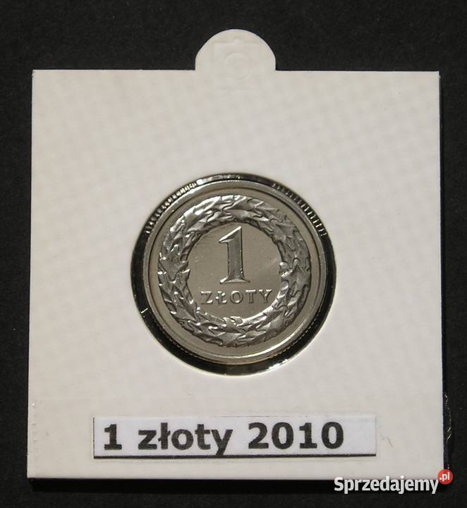 POLSKA 1 ZŁOTY 2010 Z WORECZKA STAN MENNICZY
