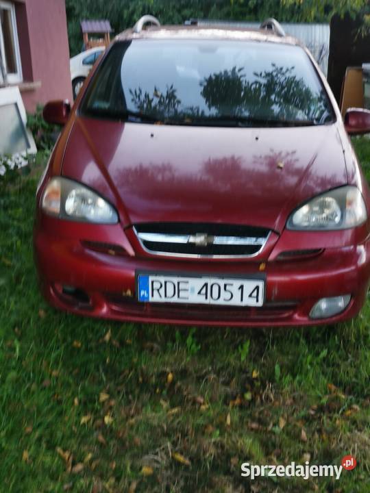 Chevrolet Rezzo 20 Lpg uszkodzony Głobikowa sprzedam