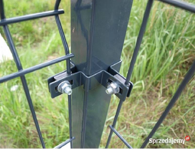 Panel ogrodzeniowy fi 40 x 123 x 2 V Brązowy Ogrodzenia i bramy Kamień