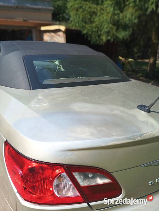 Chrysler Sebring 3 cabrio automat LPG uszkodzony Rok produkcji 2008 Będzin sprzedam