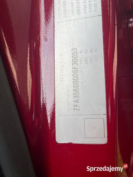 Fiat Tipo pop 95 przebieg 49720 stan manualna śląskie Czerwionka-Leszczyny