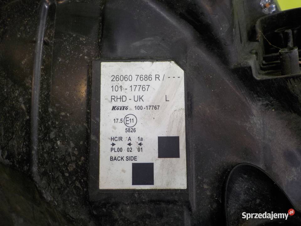 RENAULT KANGOO II III LIFT 15 DCI 13r VAN lampa