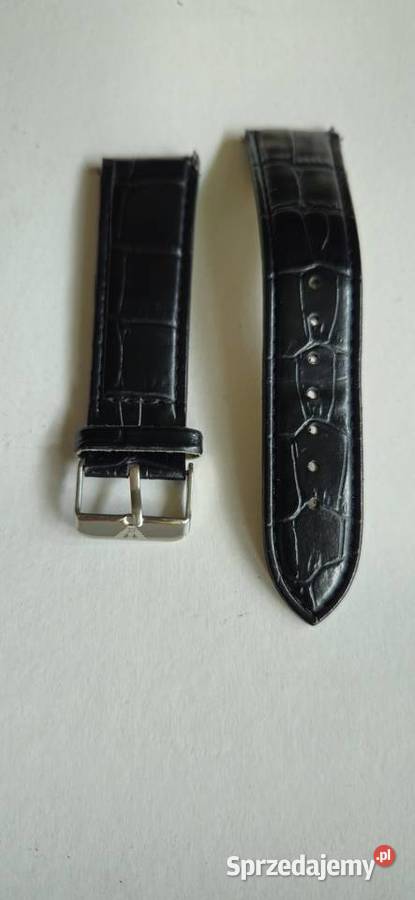 Pasek armani do zegarka emporio czarny skórzany Konstancin-Jeziorna