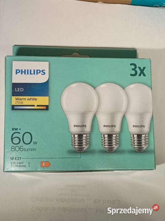 TANIO Żarówki Led Philips E27 8W 60W 55W 40W E27 Żarówki i świetlówki Sosnowiec sprzedam