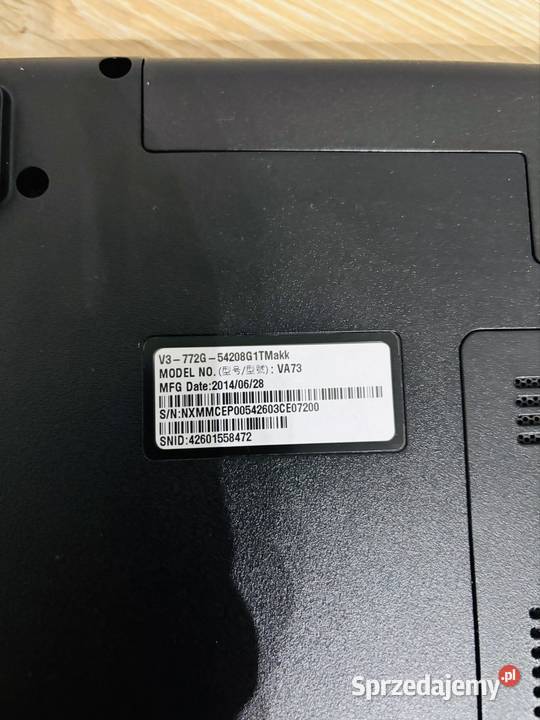 Acer Aspire V3772G Matryca LED  Zielona Góra