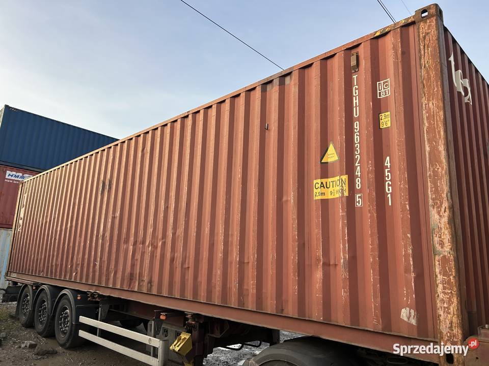 Kontener morski magazynowy budowlany 40 HC Wrocław