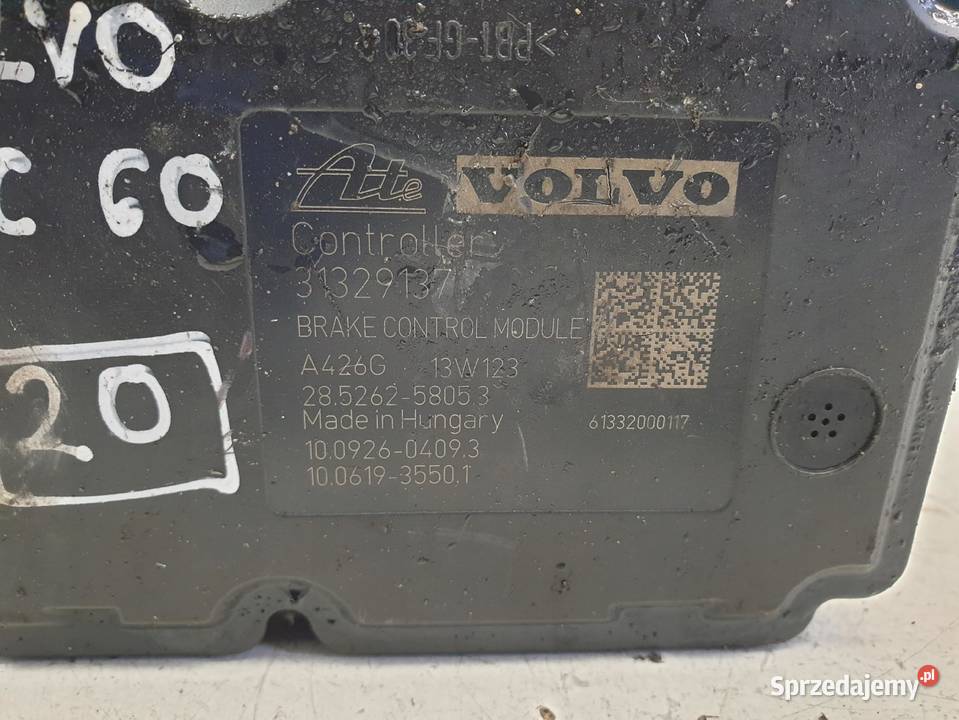 Volvo XC60 POMPA ABS Sterownik 31329137 Chełm