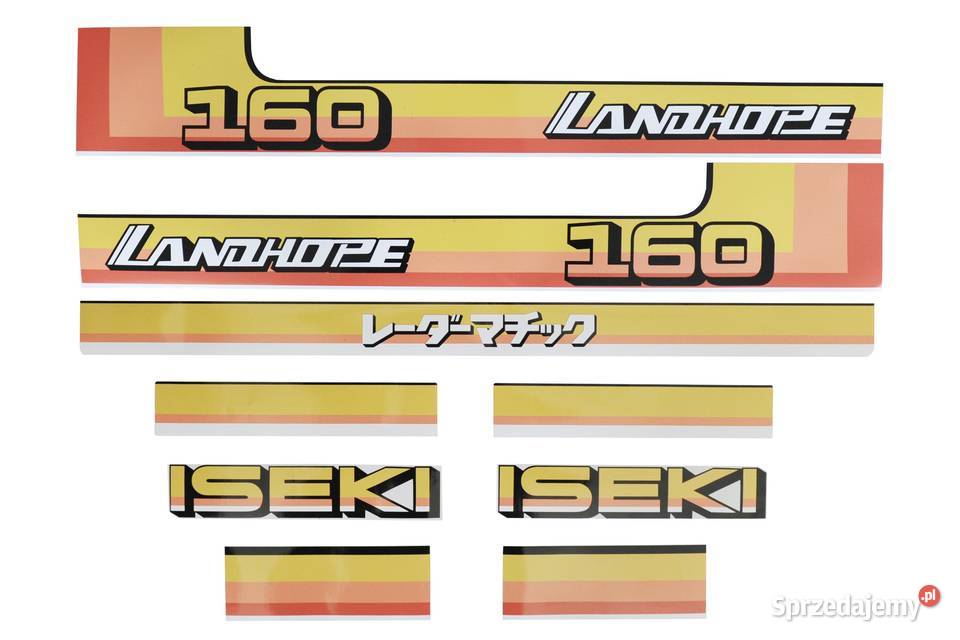 Naklejki Iseki TU160 Landhope Tajęcina sprzedam