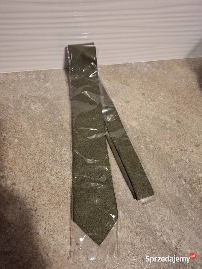Krawat wojskowy WP MON SG służbowy uniwersalny Odzież i bielizna męska mazowieckie Ostrołęka