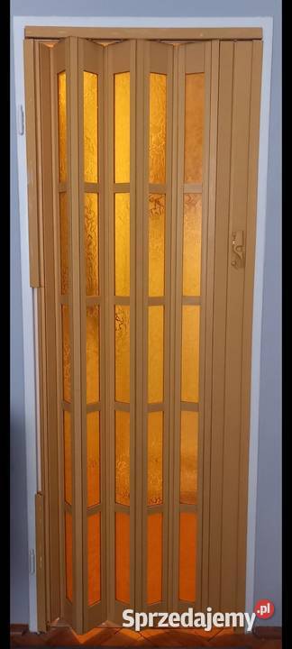 Drzwi składane harmonijkowe 85 mazowieckie sprzedam