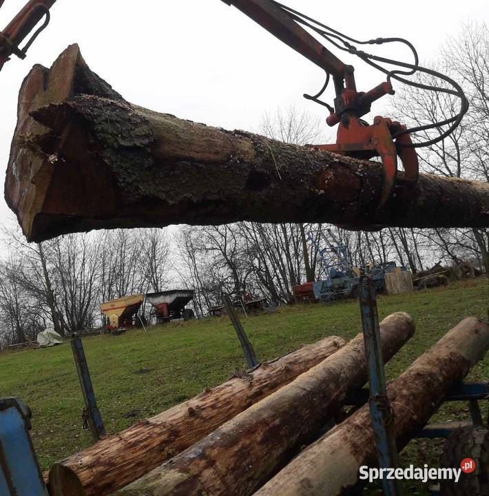 Przyczepa leśna z żurawiem hds do c360 c330
