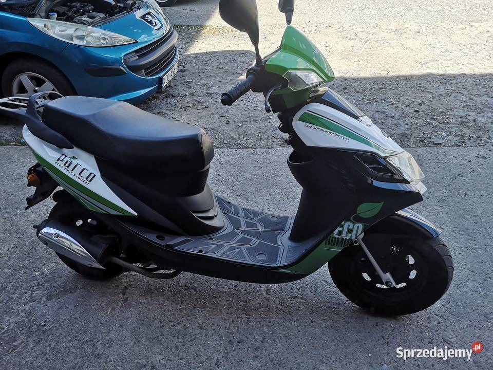 Skuter zipp parco 50 czterosow zarejestrowany akryl Trzyciąż