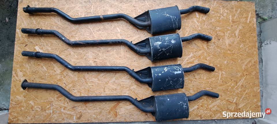 NOWY kompletny wydech ze starych zapasów Tłumiki Luzino