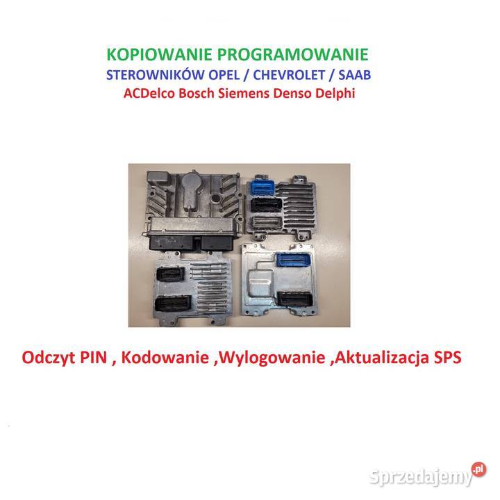 Klonowanie ECU AC Delco Delphi Bosch Opel śląskie Rybnik naprawa