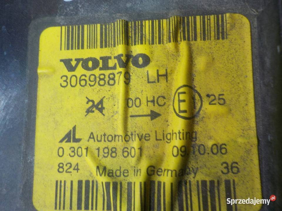 VOLVO S40 II 07r SEDAN 4D lampa lewa przod osobowe Lampy przednie mazowieckie Suków