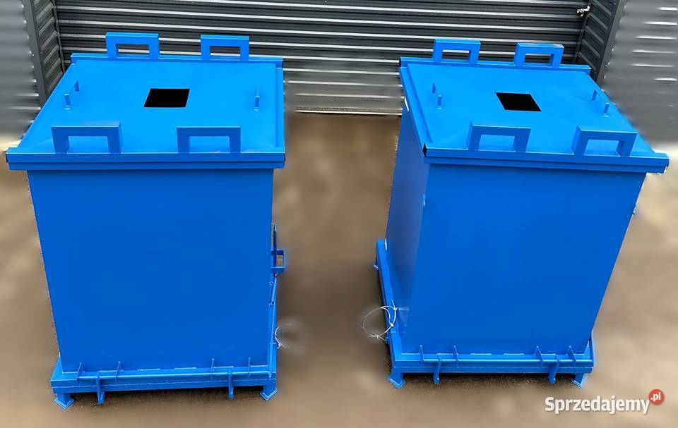 Kontener z otwieranym dnem 1 m3 kontener Magazynowanie Niedrzew Pierwszy