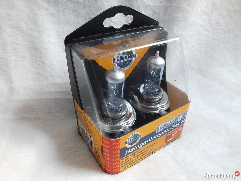 Komplet Lamp Halogen Lamp Set H4 Filmer 12V 55W Żary sprzedam