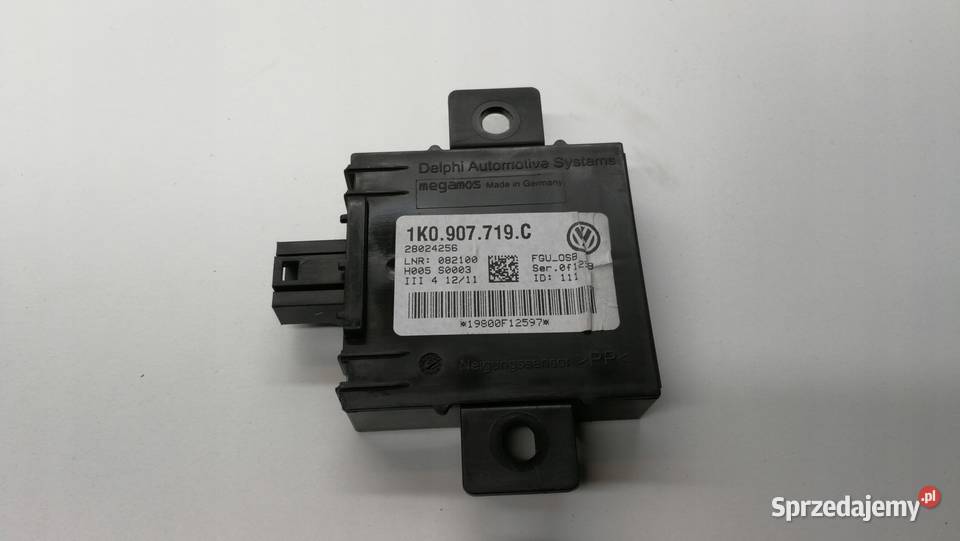 MODUŁ STEROWNIK ALARMU AUDI VW SEAT 1K0907719C Części samochodowe