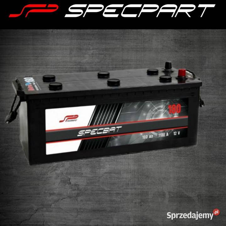 Akumulator SPECBAT 180Ah 1100A EN LEWY PLUS Łódź