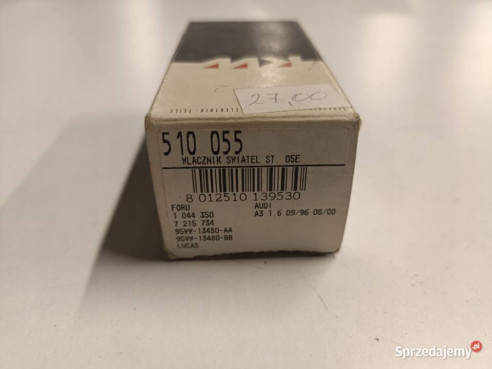 VW AUDI SEAT SKODA CZUJNIK ŚWIATEŁ STOP włącznik Chełm