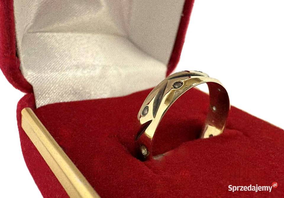 Złota Obrączka pr 585 33g R15 Elbląg sprzedam
