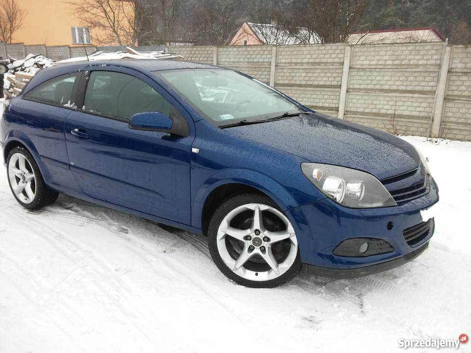 Opel astra H 18 benz 2005r wersja GTC czarna Starachowice sprzedam