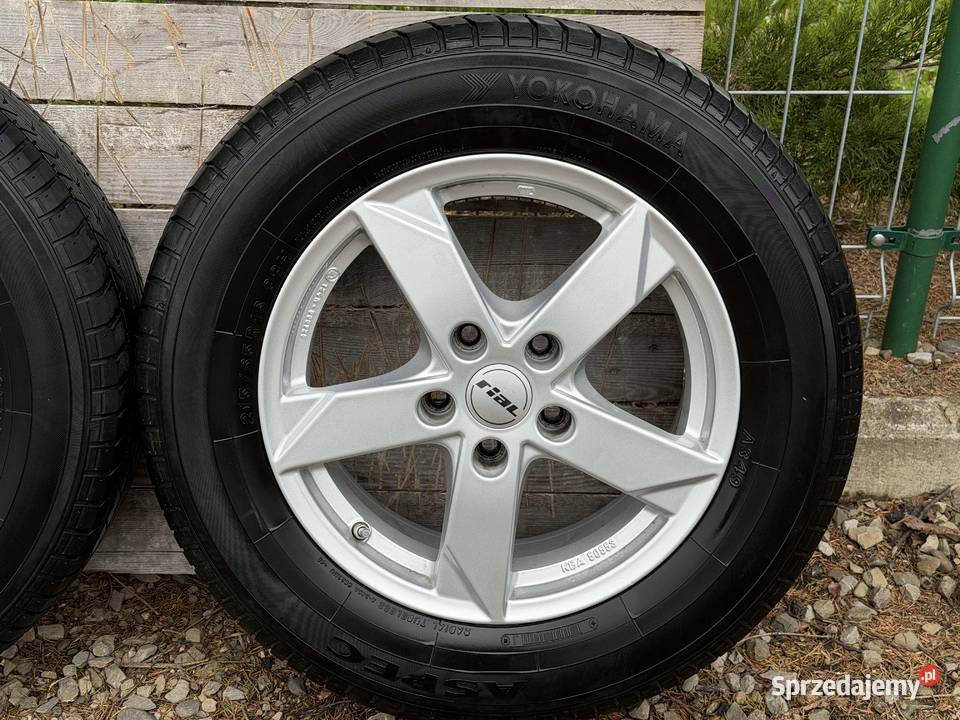 Koła letnie 5x1143 R16 Rial 65J ET40 Czujniki Brzozów sprzedam