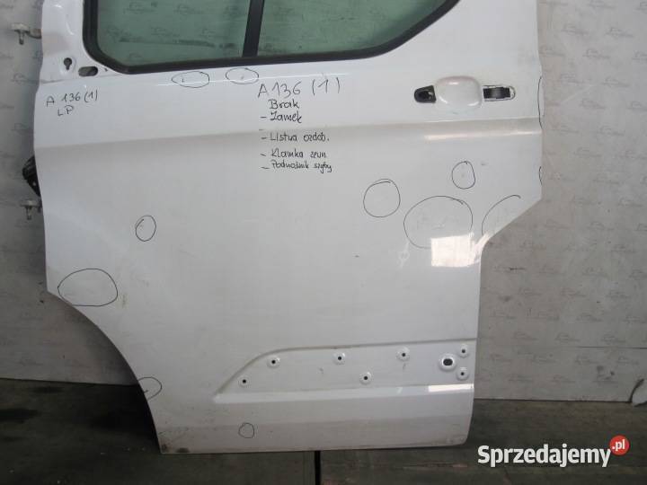 FORD TRANSIT CUSTOM 15r drzwi lewe przód 90 osobowe Kielce